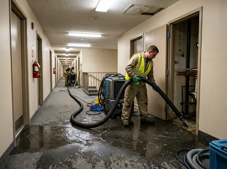multi-unit-apartment-hallway-f-005 — frequently asked questions, Emergency Burst Pipe Water Extraction & Removal in Atherton…